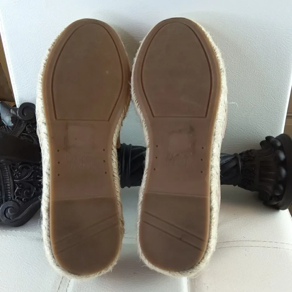Crown Vintage pinkish/taupe Hermosa espadrilles